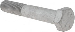 Armor Coat - 3/4-10 UNC, 4-1/2" Length Under Head Hex Head Cap Screw - Partially Threaded, Grade 8 Steel, 1-1/8" Hex - Eagle Tool & Supply