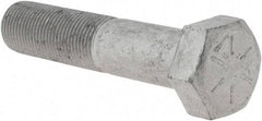 Armor Coat - 3/4-16 UNF, 3-1/2" Length Under Head Hex Head Cap Screw - Partially Threaded, Grade 8 Steel, 1-1/8" Hex - Eagle Tool & Supply