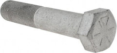 Armor Coat - 3/4-16 UNF, 4" Length Under Head Hex Head Cap Screw - Partially Threaded, Grade 8 Steel, 1-1/8" Hex - Eagle Tool & Supply