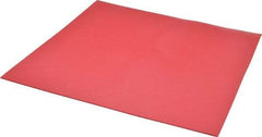 Made in USA - 12" Long, 12" Wide, 1/16" Thick, Buna-N Rubber Foam Sheet - 50 to 60 Durometer, Red, -20 to 180°F, 1,000 to 1,200 psi Tensile Strength, Stock Length - Eagle Tool & Supply