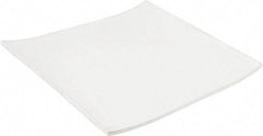 Made in USA - 12" Long, 12" Wide, 3/8" Thick, Neoprene Rubber Foam Sheet - 50 to 60 Durometer, White, -20 to 170°F, 900 psi Tensile Strength, Stock Length - Eagle Tool & Supply