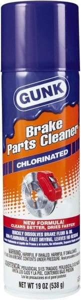 Gunk - Chlorinated Brake Parts Cleaner - 19 oz Aerosol Can - Eagle Tool & Supply