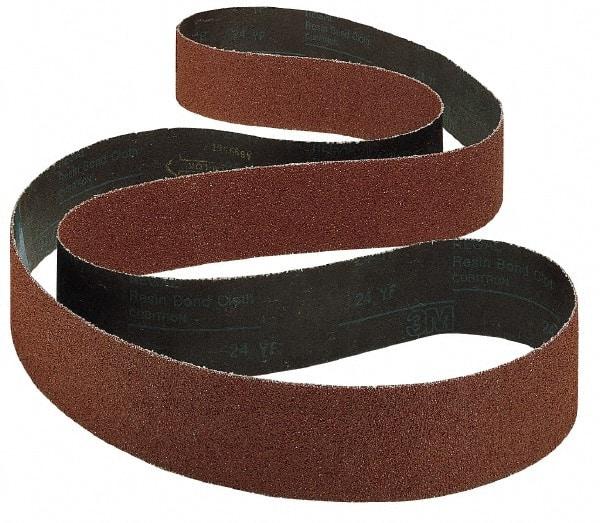 3M - 4" Wide x 168" OAL, Aluminum Oxide Abrasive Belt - Aluminum Oxide, Coarse, Nonwoven, Series SC-BL - Eagle Tool & Supply