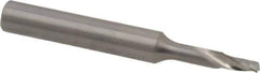 Onsrud - 1/8" Cutting Diam x 1/4" Length of Cut, 1 Flute, Upcut Spiral Router Bit - Uncoated, Right Hand Cut, Solid Carbide, 2" OAL x 1/4" Shank Diam, Single Edge, 21° Helix Angle - Eagle Tool & Supply