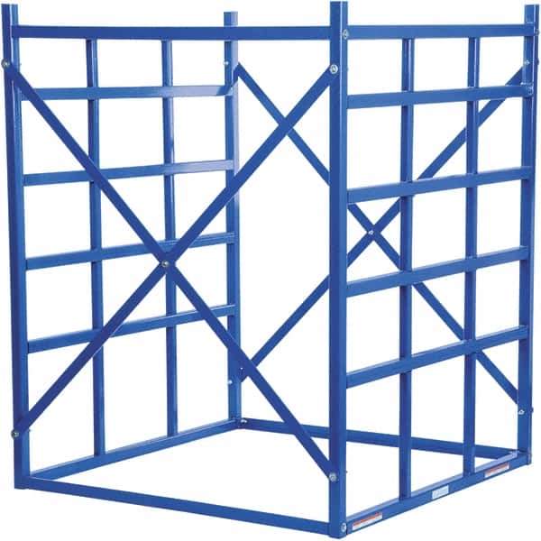Vestil - 48" Wide, 60" High, Open Shelving Long Bar Pigeon Hole Rack - Steel, 48" Deep - Eagle Tool & Supply