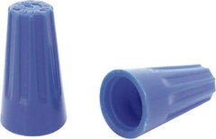 Ideal - 2, 22 to 3, 16 AWG, 300 Volt, Flame Retardant, Standard Twist on Wire Connector - Blue, 221°F - Eagle Tool & Supply