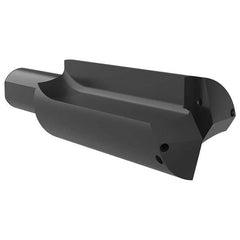 Allied Machine and Engineering - 3-17/32" to 4-1/2" Diam 6-49/64" Max Depth Straight Flute Spade Drill - Eagle Tool & Supply