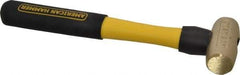 American Hammer - 1-1/2 Lb Head Nonmarring Mallet - 12" OAL, 11" Long Fiberglass Handle - Eagle Tool & Supply