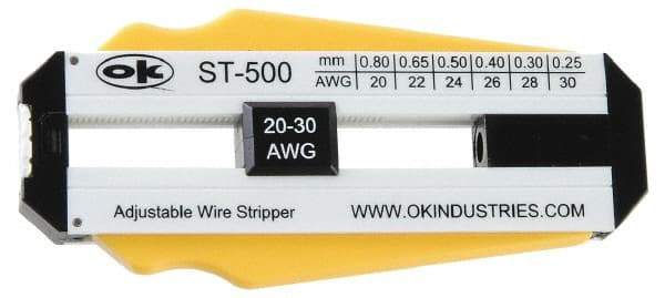 Jonard Tools - 30 to 20 AWG Capacity Precision Wire Stripper - Polycarbonate Handle - Eagle Tool & Supply