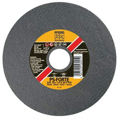 PFERD - 3" Aluminum Oxide Cutoff Wheel - 0.04" Thick, 3/8" Arbor, Use with Die Grinders - Eagle Tool & Supply