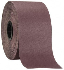3M - 6" x 50 Yd 80 Grit Aluminum Oxide Cloth Roll - Medium Grade, X Weighted Backing - Eagle Tool & Supply