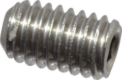 Value Collection - M3x0.50 Metric Coarse, 5mm OAL, Cup Point Set Screw - Grade 18-8 & Austenitic A2 Stainless Steel, 1.5mm Key - Eagle Tool & Supply