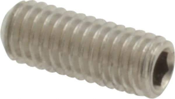 Value Collection - M3x0.50 Metric Coarse, 8mm OAL, Cup Point Set Screw - Grade 18-8 & Austenitic A2 Stainless Steel, 1.5mm Key - Eagle Tool & Supply