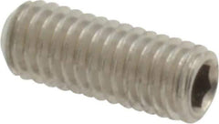 Value Collection - M3x0.50 Metric Coarse, 8mm OAL, Cup Point Set Screw - Grade 18-8 & Austenitic A2 Stainless Steel, 1.5mm Key - Eagle Tool & Supply