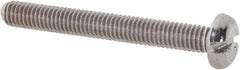 Value Collection - M3x0.50 Metric Coarse, 25mm Length Under Head Slotted Drive Machine Screw - Pan Head, Grade 18-8 & A2 Stainless Steel, Uncoated, Without Washer - Eagle Tool & Supply