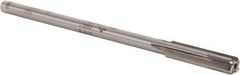 Made in USA - Letter W Carbide-Tipped 4 Flute Chucking Reamer - Straight Flute, 5/16" Straight Shank, 1-3/4" Flute Length, 7" OAL - Eagle Tool & Supply
