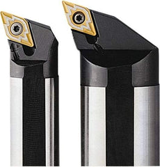 Seco - 0.98" Min Bore Diam, 10" OAL, 3/4" Shank Diam, A-SDQN Indexable Boring Bar - DNMU 332 Insert, Screw Holding Method - Eagle Tool & Supply
