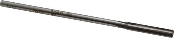 Made in USA - #6 Carbide-Tipped 4 Flute Chucking Reamer - Straight Flute, 11/64" Straight Shank, 1-1/8" Flute Length, 4-1/2" OAL - Eagle Tool & Supply