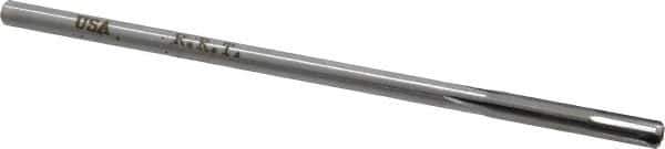 Made in USA - #14 Carbide-Tipped 4 Flute Chucking Reamer - Straight Flute, 11/64" Straight Shank, 1-1/8" Flute Length, 4-1/2" OAL - Eagle Tool & Supply