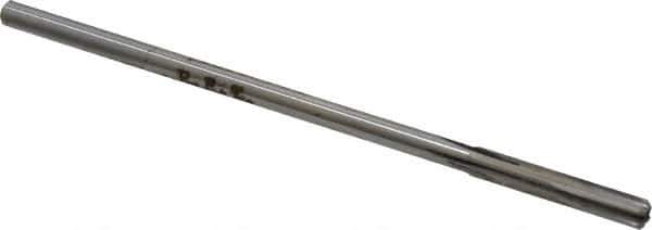 Made in USA - #18 Carbide-Tipped 4 Flute Chucking Reamer - Straight Flute, 0.151" Straight Shank, 1" Flute Length, 4" OAL - Eagle Tool & Supply