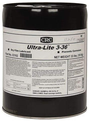 CRC - 5 Gal Pail Dry Film Lubricant - Amber, -40°F to 300°F, Food Grade - Eagle Tool & Supply