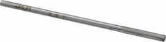 Made in USA - 0.1635" Carbide-Tipped 4 Flute Chucking Reamer - Straight Flute, 0.151" Straight Shank, 1" Flute Length, 4" OAL - Eagle Tool & Supply