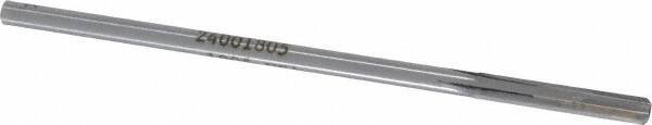 Made in USA - 0.1805" Carbide-Tipped 4 Flute Chucking Reamer - Straight Flute, 11/64" Straight Shank, 1-1/8" Flute Length, 4-1/2" OAL - Eagle Tool & Supply