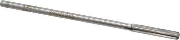 Made in USA - 0.1985" Carbide-Tipped 4 Flute Chucking Reamer - Straight Flute, 11/64" Straight Shank, 1-1/8" Flute Length, 4-1/2" OAL - Eagle Tool & Supply