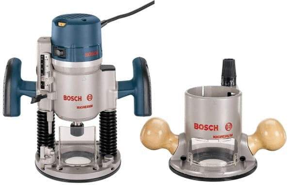 Bosch - Router Kits Router Type: Fixed/Plunge Combination Speed (RPM): 8000-25000 - Eagle Tool & Supply