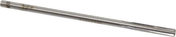Made in USA - 0.22" Carbide-Tipped 6 Flute Chucking Reamer - Straight Flute, 13/64" Straight Shank, 1-1/4" Flute Length, 5" OAL - Eagle Tool & Supply