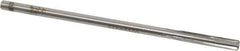 Made in USA - 0.22" Carbide-Tipped 6 Flute Chucking Reamer - Straight Flute, 13/64" Straight Shank, 1-1/4" Flute Length, 5" OAL - Eagle Tool & Supply