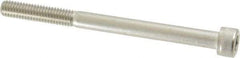 Value Collection - M6x1.00 Metric Coarse Hex Socket Drive, Socket Cap Screw - Grade 18-8 & Austenitic A2 Stainless Steel, Uncoated, Partially Threaded, 75mm Length Under Head - Eagle Tool & Supply