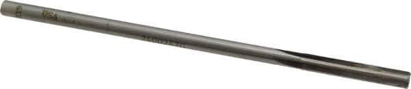 Made in USA - 0.247" Carbide-Tipped 4 Flute Chucking Reamer - Straight Flute, 15/64" Straight Shank, 1-1/2" Flute Length, 6" OAL - Eagle Tool & Supply
