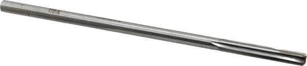 Made in USA - 0.2475" Carbide-Tipped 4 Flute Chucking Reamer - Straight Flute, 15/64" Straight Shank, 1-1/2" Flute Length, 6" OAL - Eagle Tool & Supply