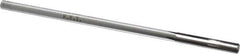 Made in USA - 1/4" Carbide-Tipped 4 Flute Chucking Reamer - Straight Flute, 15/64" Straight Shank, 1-1/2" Flute Length, 6" OAL - Eagle Tool & Supply