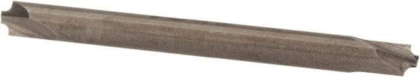 Value Collection - 1/32" Radius, 1/8" Mill Diam, 2 Flute Solid Carbide Corner Rounding End Mill - Double End, Uncoated, 1-1/2" OAL, 1/8" Shank Diam - Eagle Tool & Supply