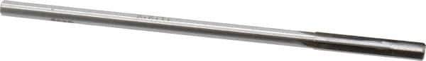Made in USA - 0.259" Carbide-Tipped 4 Flute Chucking Reamer - Straight Flute, 15/64" Straight Shank, 1-1/2" Flute Length, 6" OAL - Eagle Tool & Supply