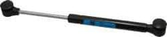 Value Collection - 0.24" Rod Diam, 0.59" Tube Diam, 30 Lb Capacity, Gas Spring - 9.6" Extended Length, 3.15" Stroke Length, Plastic Ball Socket, Black Nitride Piston - Eagle Tool & Supply