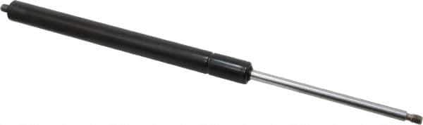 Value Collection - 0.24" Rod Diam, 0.59" Tube Diam, 40 Lb Capacity, Gas Spring - 12" Extended Length, 3.5" Stroke Length, Threaded End, Black Nitride Piston - Eagle Tool & Supply