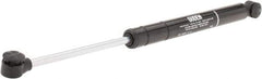 Made in USA - 0.32" Rod Diam, 0.87" Tube Diam, 100 Lb Capacity, Hydraulic Dampers - Extension, 14.49" Extended Length, 5" Stroke Length, Plastic Ball Socket, Chrome-Plated Piston - Eagle Tool & Supply