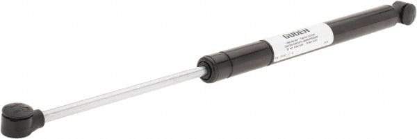 Made in USA - 0.32" Rod Diam, 0.87" Tube Diam, 100 Lb Capacity, Hydraulic Dampers - Compression, 17.01" Extended Length, 6" Stroke Length, Plastic Ball Socket, Chrome-Plated Piston - Eagle Tool & Supply