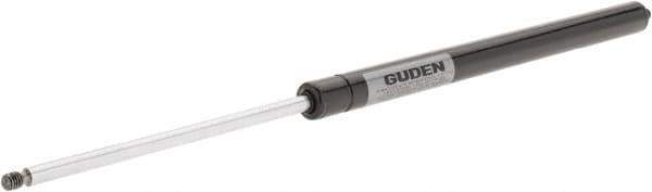 Made in USA - 0.24" Rod Diam, 0.59" Tube Diam, 50 Lb Capacity, Hydraulic Dampers - Extension, 15.02" Extended Length, 5" Stroke Length, Threaded End, Chrome-Plated Piston - Eagle Tool & Supply