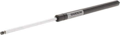 Made in USA - 0.24" Rod Diam, 0.59" Tube Diam, 50 Lb Capacity, Hydraulic Dampers - Extension, 15.02" Extended Length, 5" Stroke Length, Threaded End, Chrome-Plated Piston - Eagle Tool & Supply