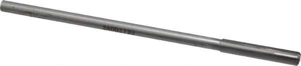 Made in USA - 0.273" Carbide-Tipped 4 Flute Chucking Reamer - Straight Flute, 15/64" Straight Shank, 1-1/2" Flute Length, 6" OAL - Eagle Tool & Supply