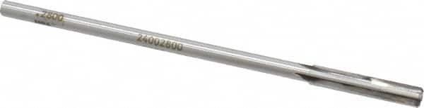 Made in USA - 0.28" Carbide-Tipped 8 Flute Chucking Reamer - Eagle Tool & Supply