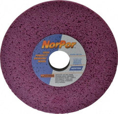 Norton - 7" Diam x 1-1/4" Hole x 1/2" Thick, H Hardness, 46 Grit Surface Grinding Wheel - Aluminum Oxide, Type 1, Coarse Grade, 3,600 Max RPM, Vitrified Bond, No Recess - Eagle Tool & Supply