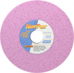 Norton - 7" Diam x 1-1/4" Hole x 1/2" Thick, G Hardness, 46 Grit Surface Grinding Wheel - Aluminum Oxide, Type 1, Coarse Grade, 3,600 Max RPM, Vitrified Bond, No Recess - Eagle Tool & Supply