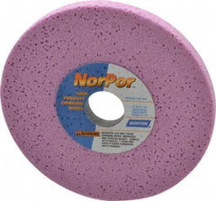 Norton - 7" Diam x 1-1/4" Hole x 1/2" Thick, H Hardness, 46 Grit Surface Grinding Wheel - Aluminum Oxide, Type 1, Coarse Grade, 3,600 Max RPM, Vitrified Bond, No Recess - Eagle Tool & Supply