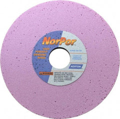 Norton - 7" Diam x 1-1/4" Hole x 1/2" Thick, G Hardness, 60 Grit Surface Grinding Wheel - Aluminum Oxide, Type 1, Medium Grade, 3,600 Max RPM, Vitrified Bond, No Recess - Eagle Tool & Supply