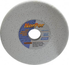 Norton - 7" Diam x 1-1/4" Hole x 1/2" Thick, H Hardness, 46 Grit Surface Grinding Wheel - Aluminum Oxide, Type 1, Coarse Grade, 3,600 Max RPM, Vitrified Bond, No Recess - Eagle Tool & Supply